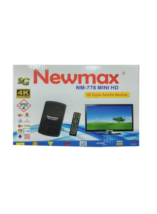 Newmax NM-778 Mini HD digital satellite receiver. - Image 1